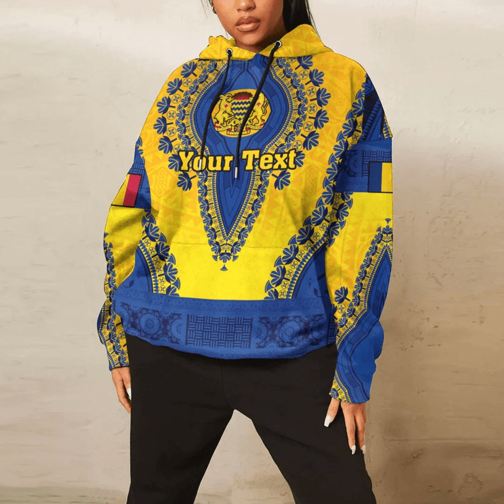 Chad Hoodie Vintage African Dashiki, African Hoodie For Men Women