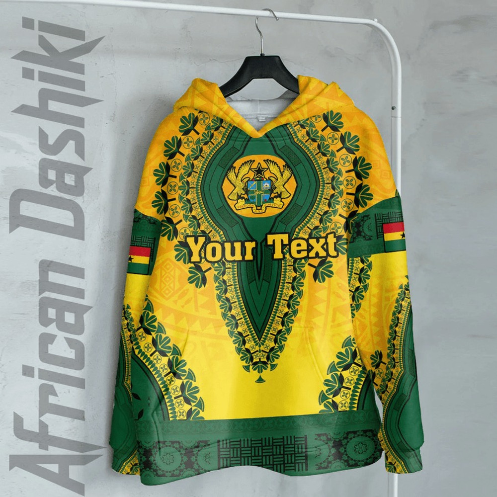 Ghana Hoodie Vintage African Dashiki, African Hoodie For Men Women
