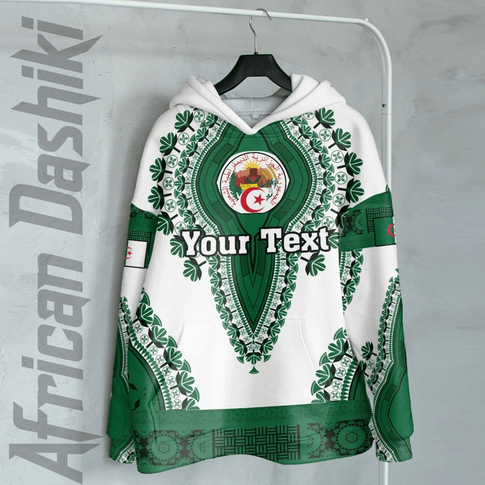 Algeria Hoodie Vintage African Dashiki, African Hoodie For Men Women