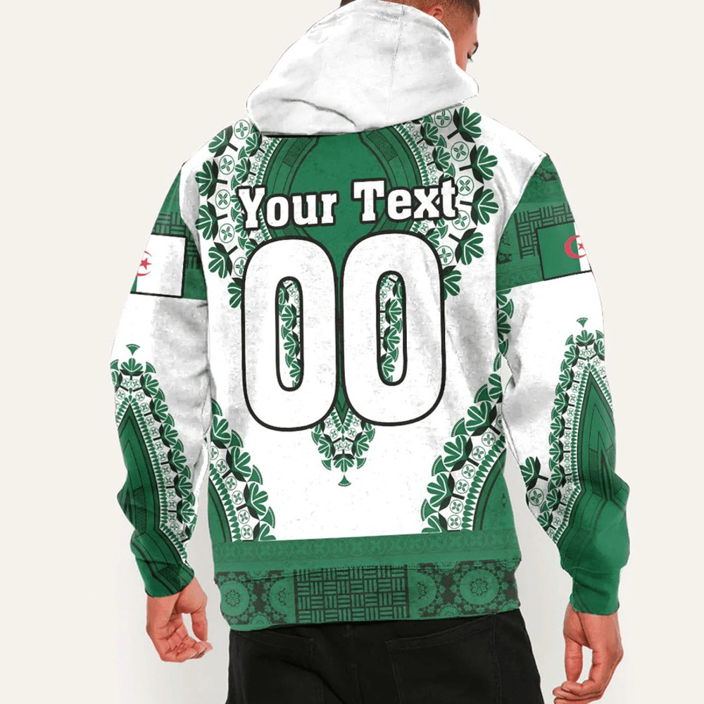 Algeria Hoodie Vintage African Dashiki, African Hoodie For Men Women