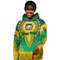 Benin - Green Version Hoodie Vintage African Dashiki, African Hoodie For Men Women