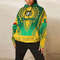 Benin - Green Version Hoodie Vintage African Dashiki, African Hoodie For Men Women