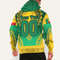 Benin - Green Version Hoodie Vintage African Dashiki, African Hoodie For Men Women