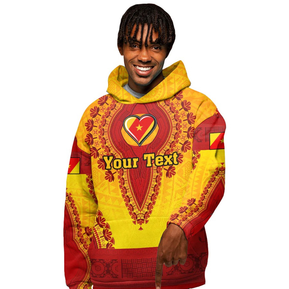 Amhara - Yellow Version - Ethiopia National Regional State Hoodie Vintage African Dashiki, African Hoodie For Men Women