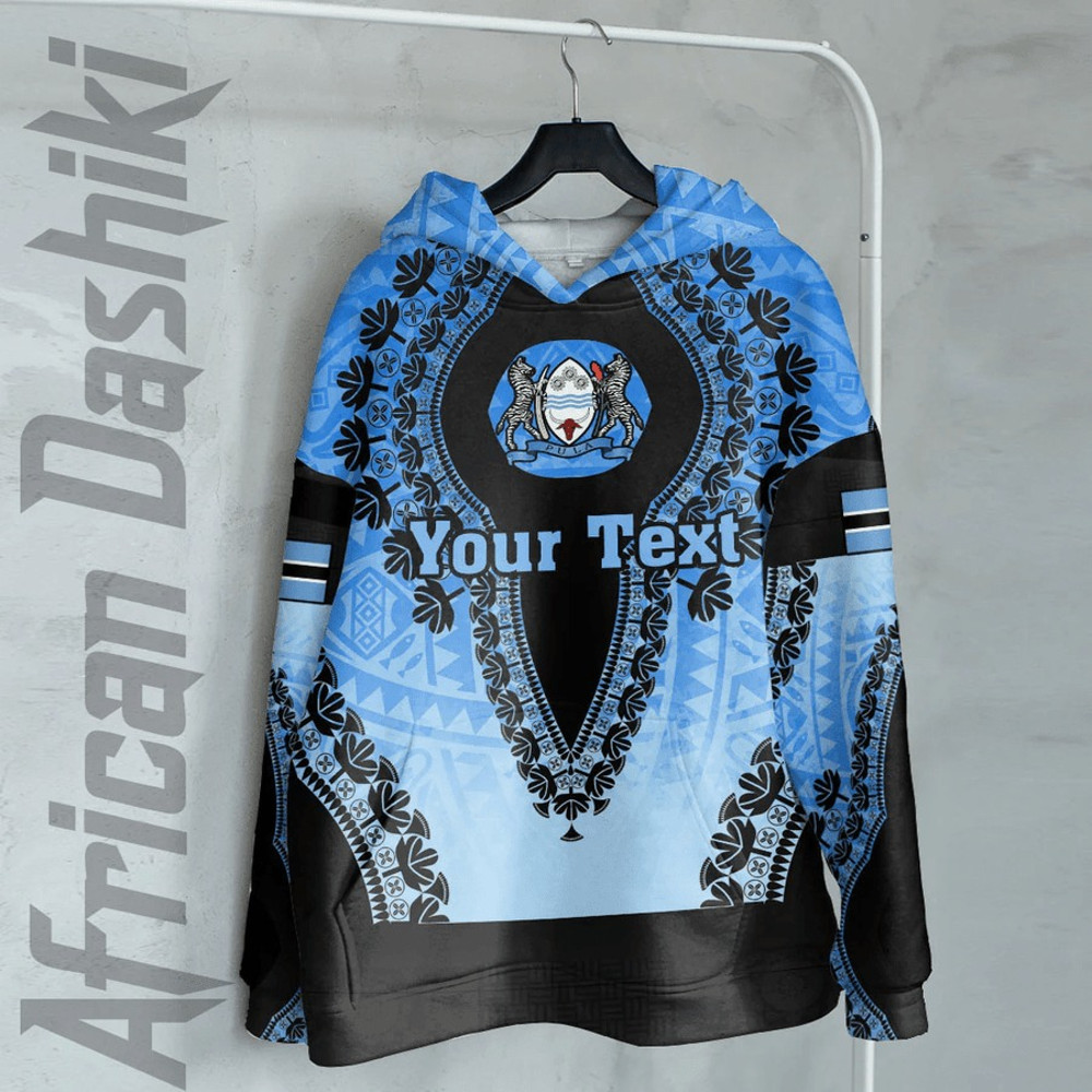 Botswana Hoodie Vintage African Dashiki, African Hoodie For Men Women