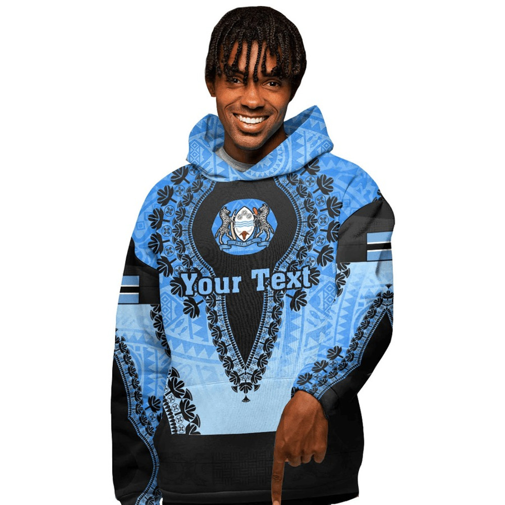Botswana Hoodie Vintage African Dashiki, African Hoodie For Men Women