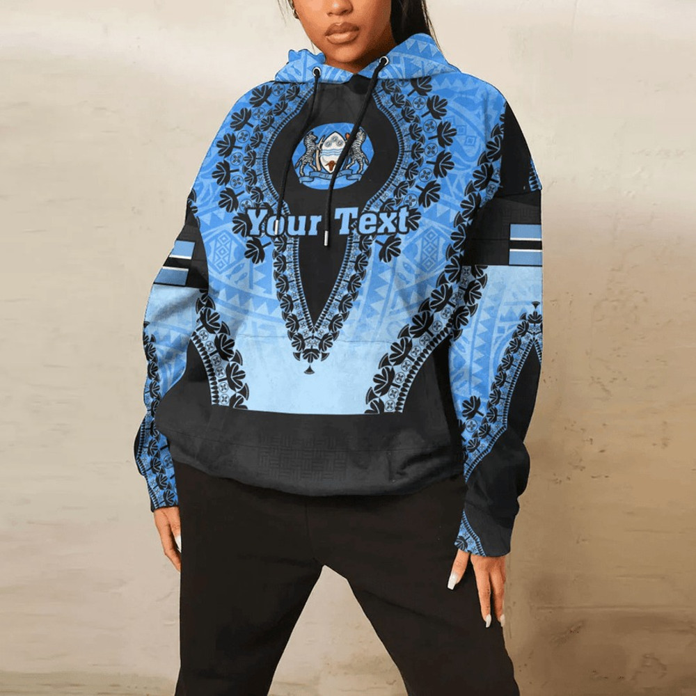Botswana Hoodie Vintage African Dashiki, African Hoodie For Men Women