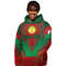Madagascar - Green Version Hoodie Vintage African Dashiki, African Hoodie For Men Women