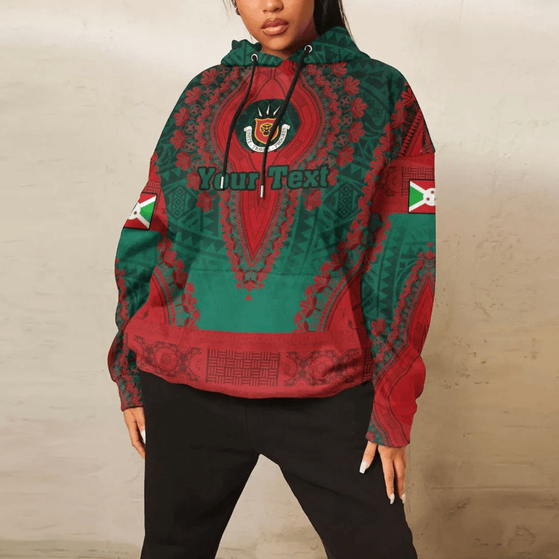 Burundi Hoodie Vintage African Dashiki, African Hoodie For Men Women