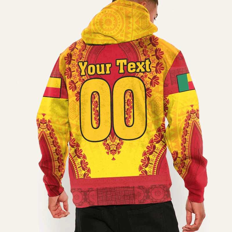 Benin Hoodie Vintage African Dashiki, African Hoodie For Men Women