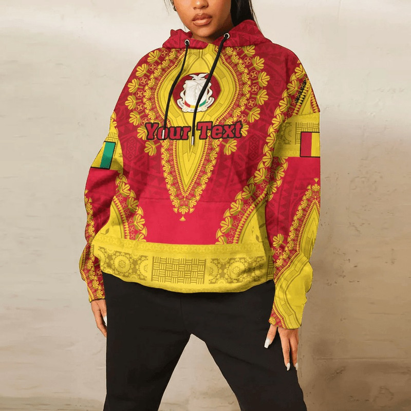 Guinea Hoodie Vintage African Dashiki, African Hoodie For Men Women