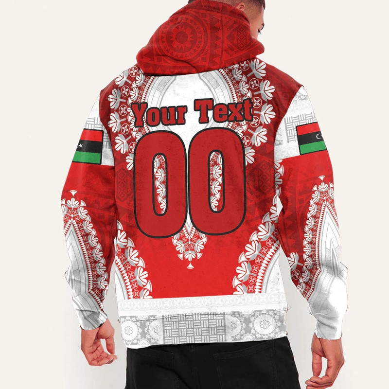 Libya Hoodie Vintage African Dashiki, African Hoodie For Men Women