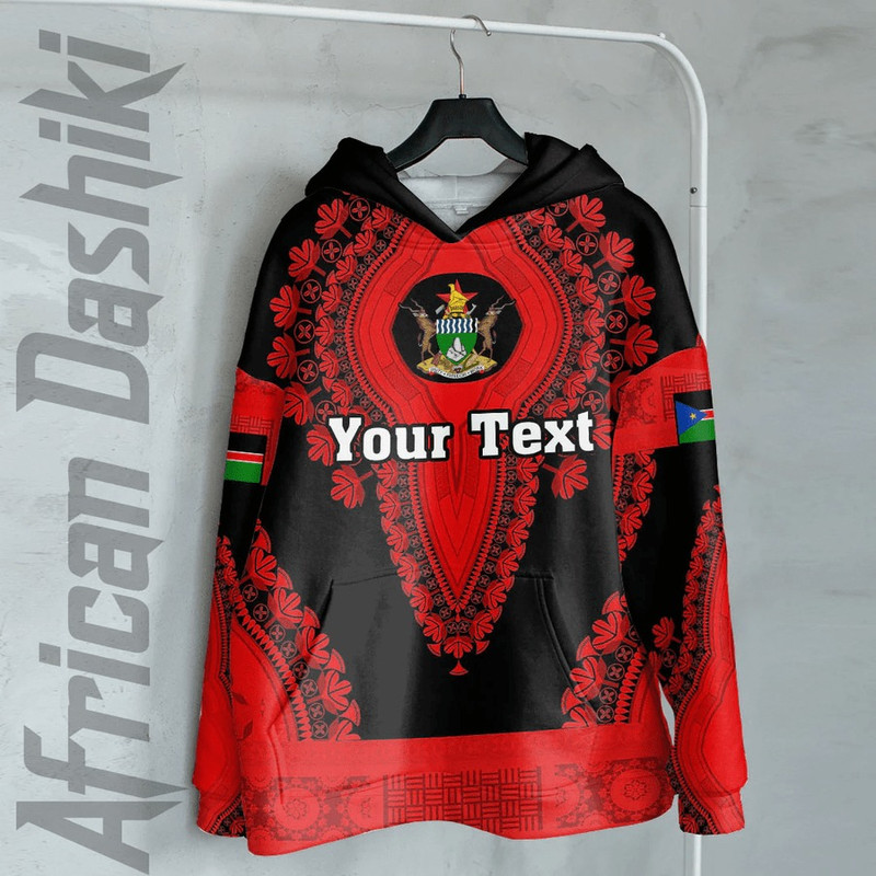 Sudan - Black Version Hoodie Vintage African Dashiki, African Hoodie For Men Women