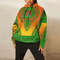 Zambia - Orange Version Hoodie Vintage African Dashiki, African Hoodie For Men Women