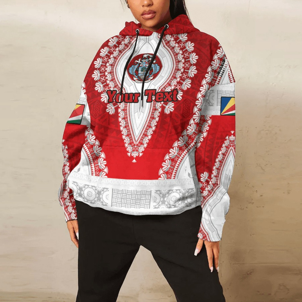 Seychelles Hoodie Vintage African Dashiki, African Hoodie For Men Women