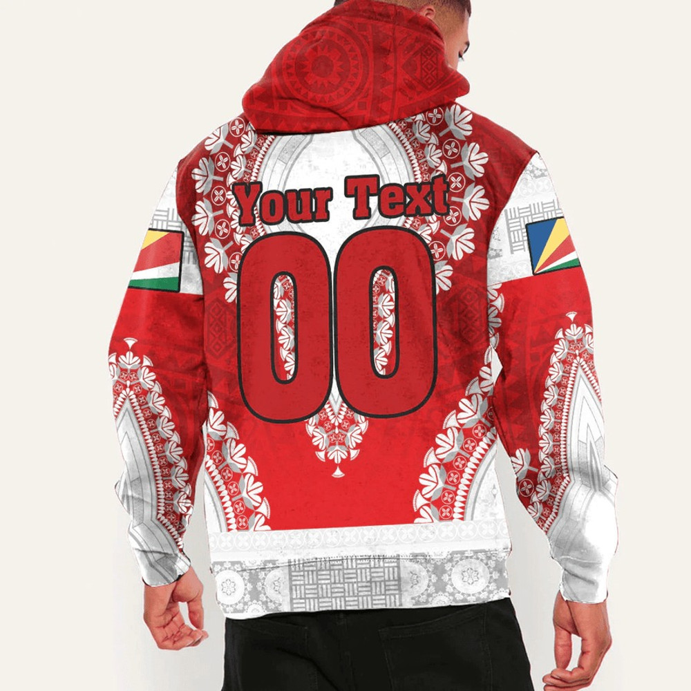 Seychelles Hoodie Vintage African Dashiki, African Hoodie For Men Women