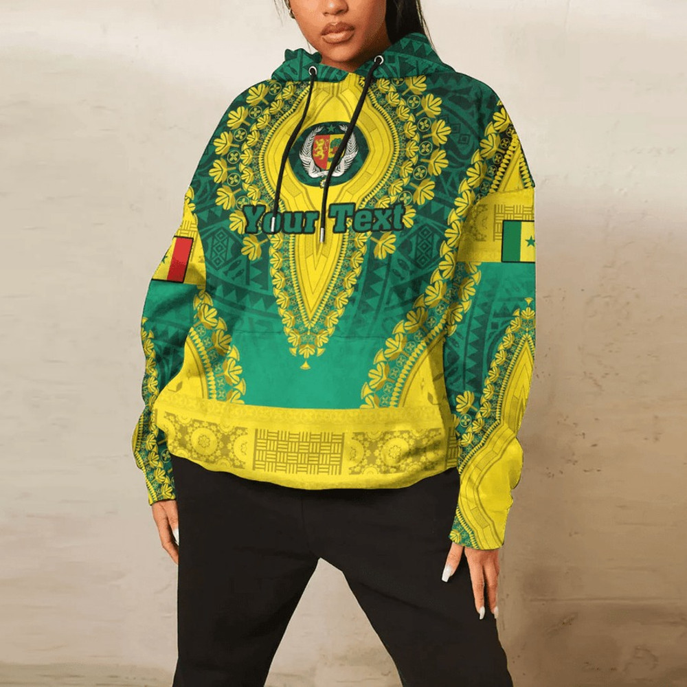 Senegal Hoodie Vintage African Dashiki, African Hoodie For Men Women