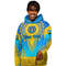 Rwanda - Blue Version Hoodie Vintage African Dashiki, African Hoodie For Men Women