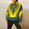 Rwanda - Yellow Version Hoodie Vintage African Dashiki, African Hoodie For Men Women