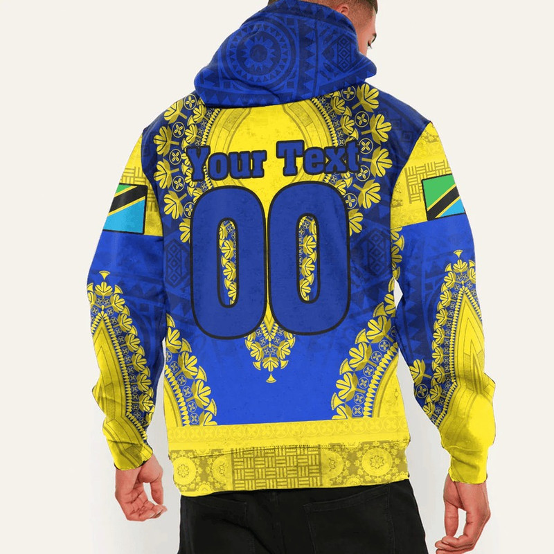Tanzania Hoodie Vintage African Dashiki, African Hoodie For Men Women