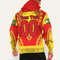 Zimbabwe - Red Version Hoodie Vintage African Dashiki, African Hoodie For Men Women