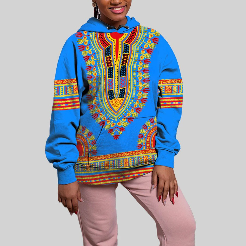 DR Congo Traditional Dashiki, African Hoodie For Men Women