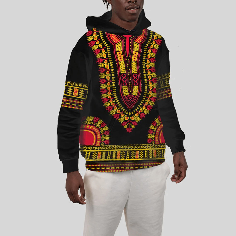 Angola Traditional Dashiki, African Hoodie For Men Women