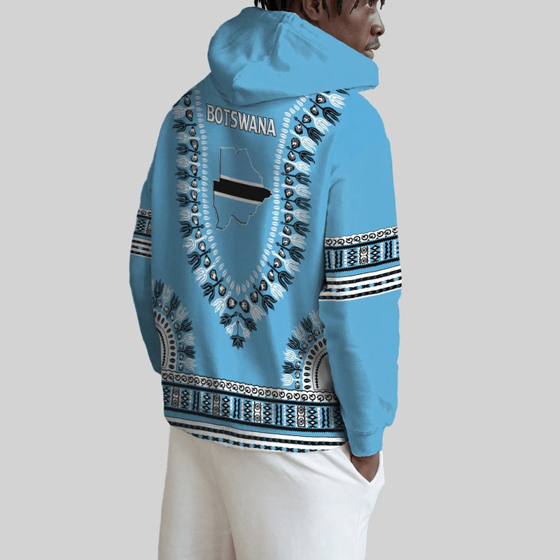 Botswana Traditional Dashiki, African Hoodie For Men Women