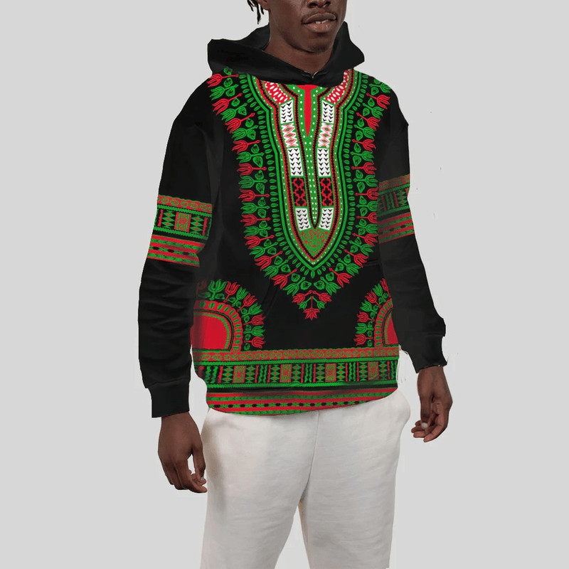 Malawi Traditional Dashiki, African Hoodie For Men Women