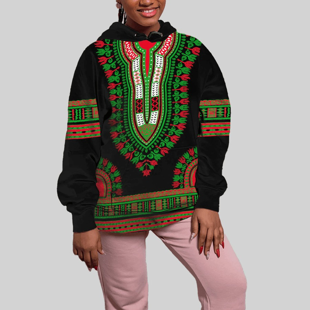 Malawi Traditional Dashiki, African Hoodie For Men Women