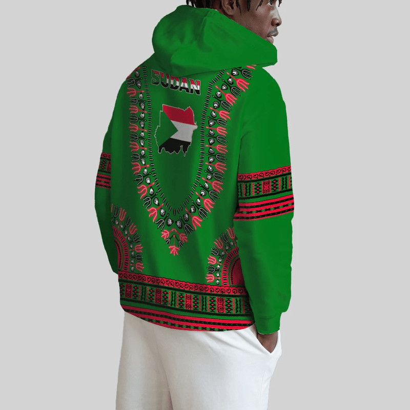 Sudan Traditional Dashiki, African Hoodie For Men Women