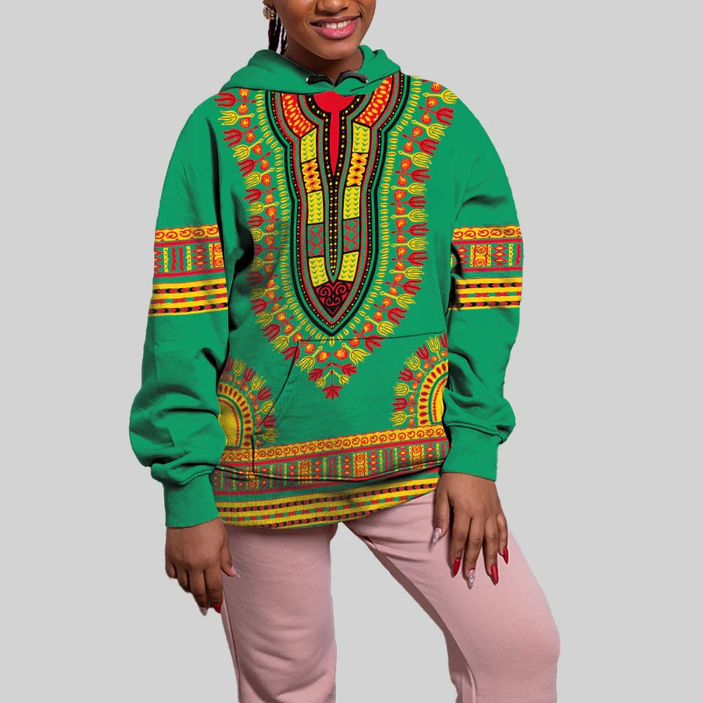 Guinea Traditional Dashiki, African Hoodie For Men Women