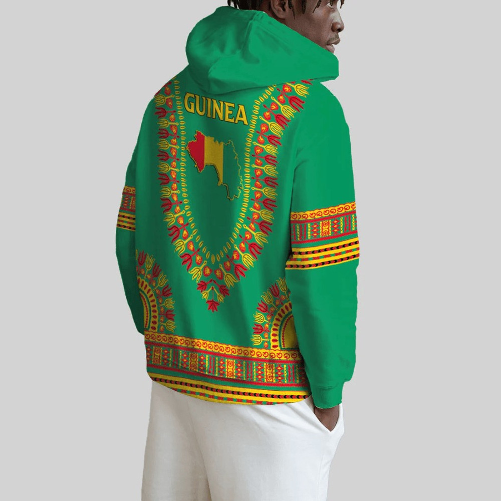 Guinea Traditional Dashiki, African Hoodie For Men Women