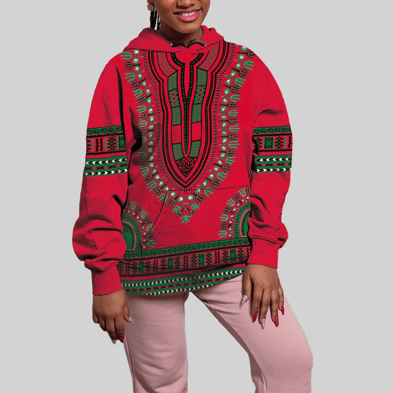 Morocco Traditional Dashiki, African Hoodie For Men Women
