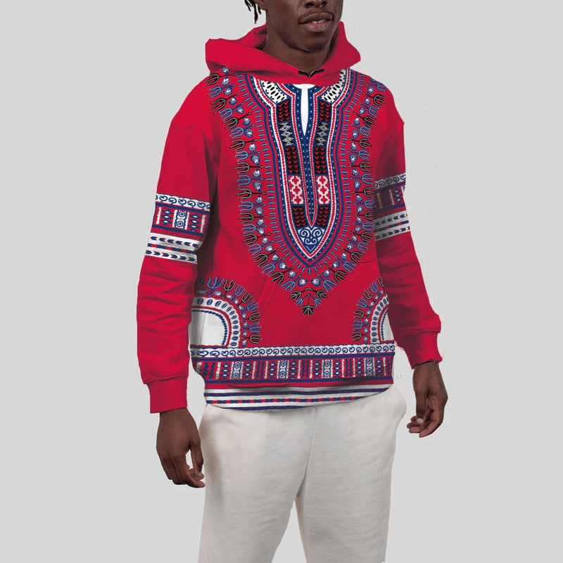 Liberia Traditional Dashiki, African Hoodie For Men Women