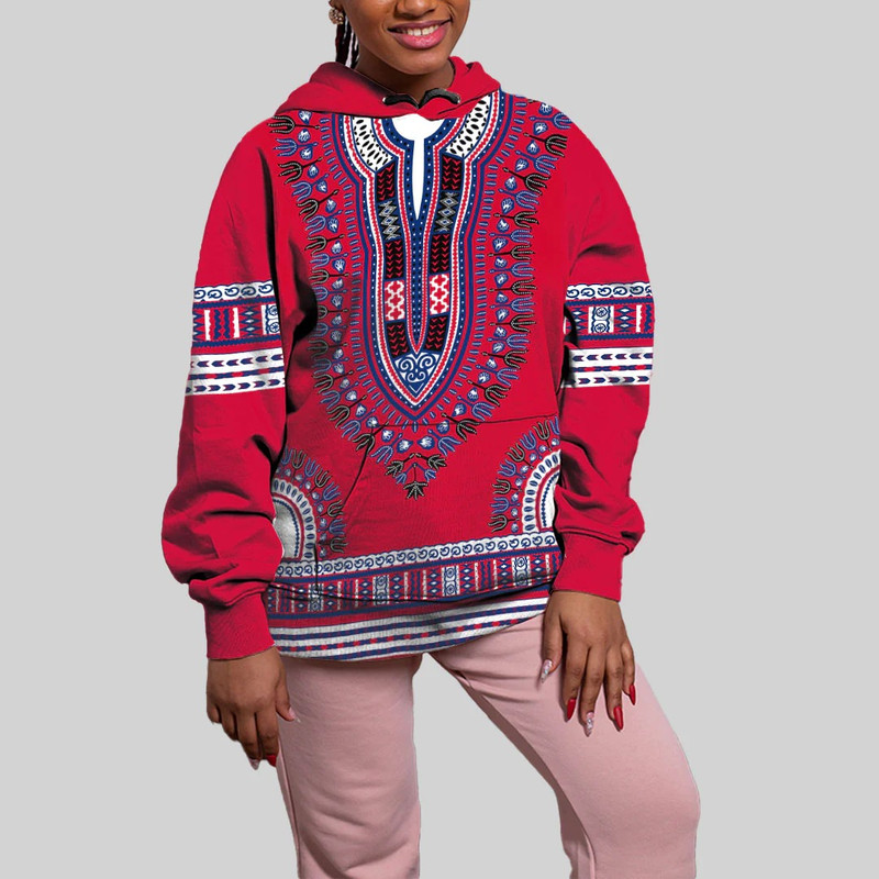 Liberia Traditional Dashiki, African Hoodie For Men Women