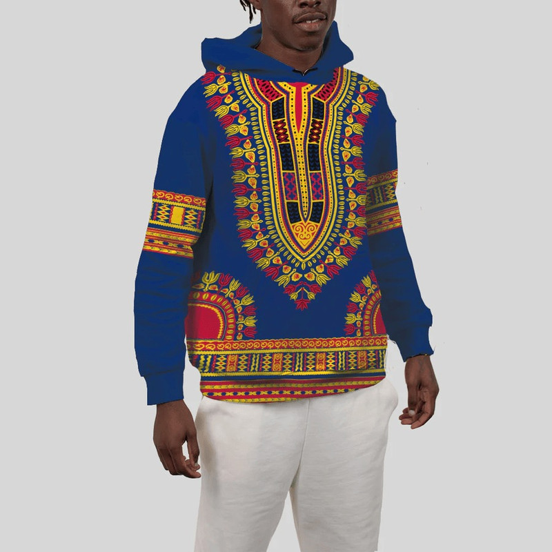 Chad Traditional Dashiki, African Hoodie For Men Women