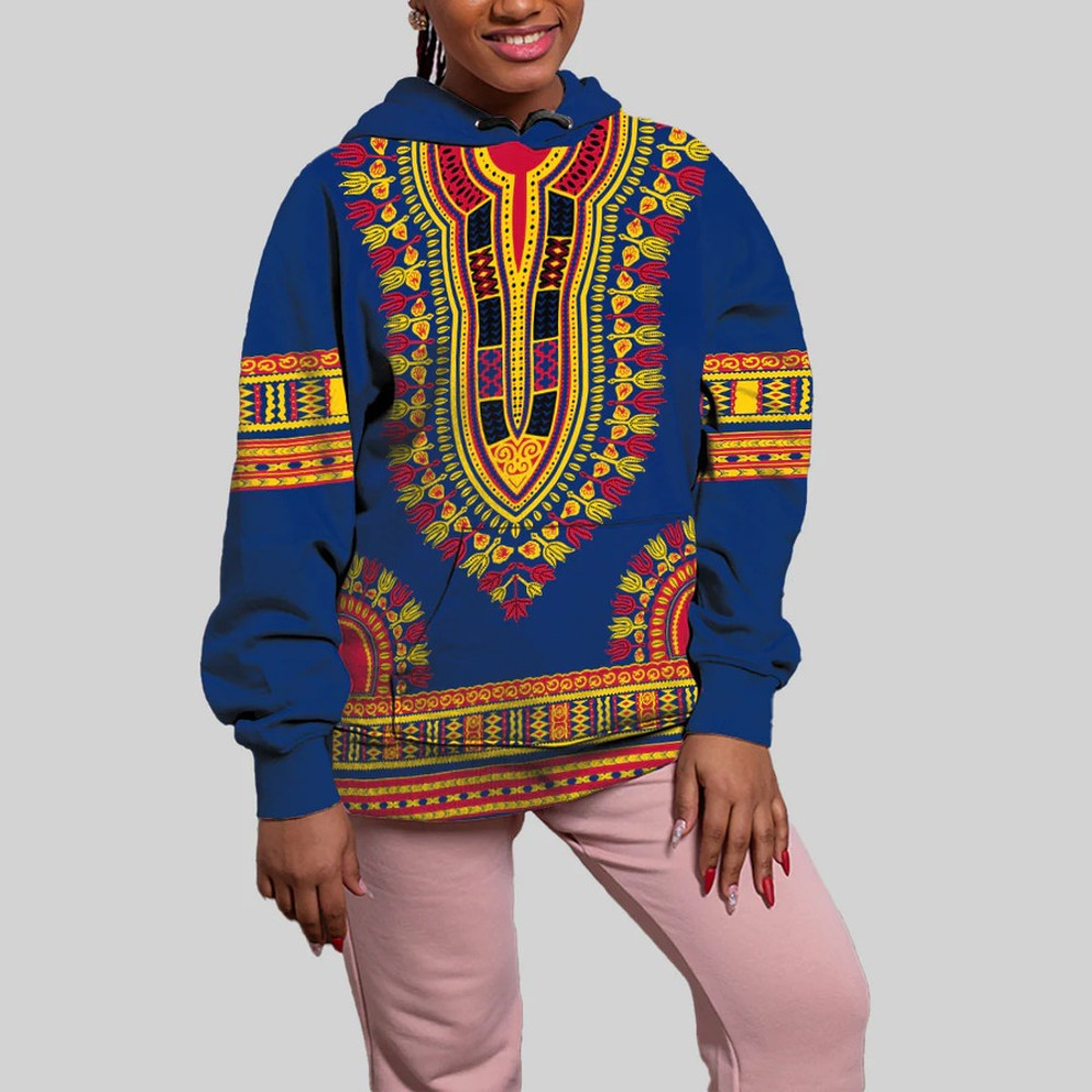 Chad Traditional Dashiki, African Hoodie For Men Women