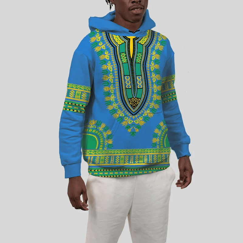 Gabon Traditional Dashiki, African Hoodie For Men Women