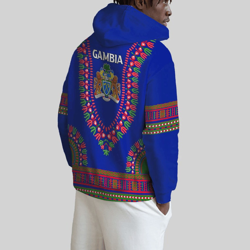Gambia Traditional Dashiki, African Hoodie For Men Women