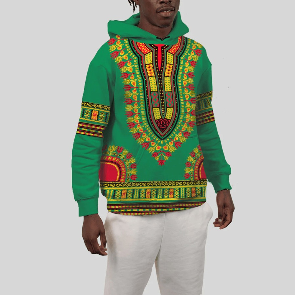 Benin Traditional Dashiki, African Hoodie For Men Women