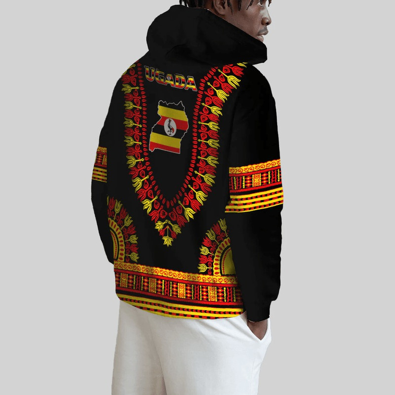 Uganda Traditional Dashiki, African Hoodie For Men Women