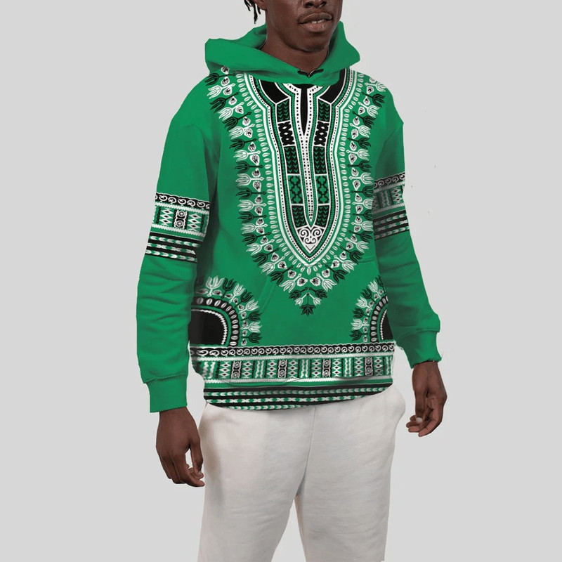 Nigeria Traditional Dashiki Hoodie, African Hoodie For Men Women