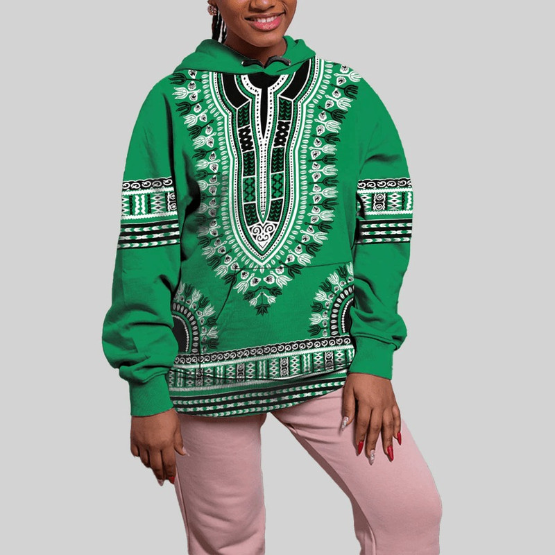 Nigeria Traditional Dashiki Hoodie, African Hoodie For Men Women