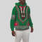 Algeria Traditional Dashiki Hoodie, African Hoodie For Men Women