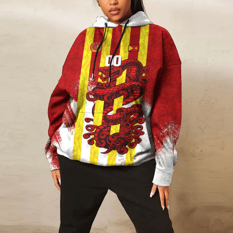 Tigray - Red Version - Ethiopia National Regional States Hoodie Snake Jersey, African Hoodie For Men Women