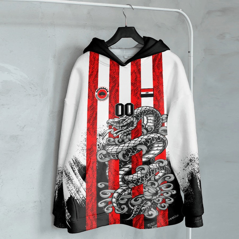 Oromia - White Version - Ethiopia National Regional State Hoodie Snake Jersey, African Hoodie For Men Women