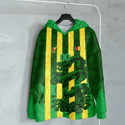 cameroon hoodie snake jersey, african hoodie for men women