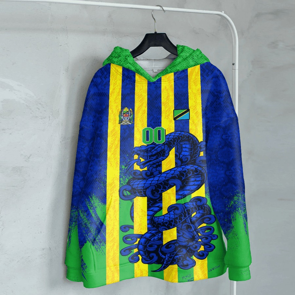 Tanzania Hoodie Snake Jersey, African Hoodie For Men Women