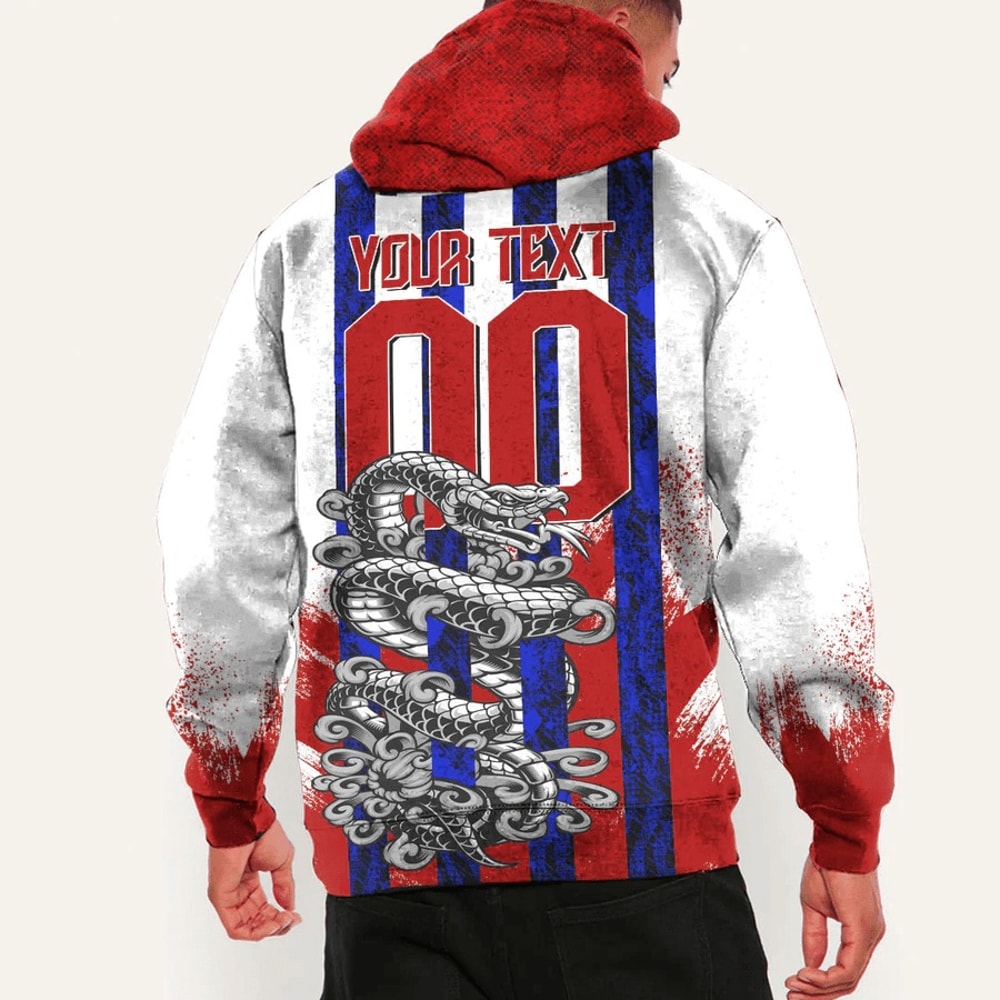 Cape Verde - White Version Hoodie Snake Jersey, African Hoodie For Men Women